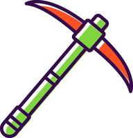 Pickaxe filled Design Icon vector