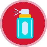 Deodorant Flat Multi Circle Icon vector