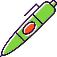 Pen filled Design Icon vector