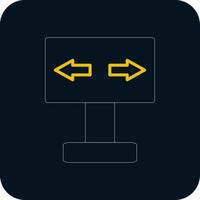 Signaling Line Red Circle Icon vector