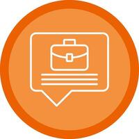Business Line Multi Circle Icon vector