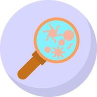 Microbiology Flat Bubble Icon vector