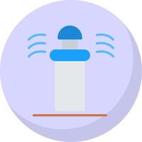 Sprinkler Flat Bubble Icon vector