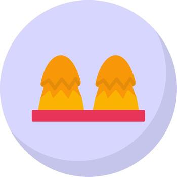 heno apilar plano burbuja icono vector