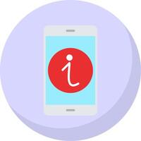 Information Flat Bubble Icon vector