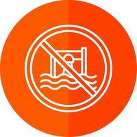 Prohibited Sign Line Red Circle Icon vector