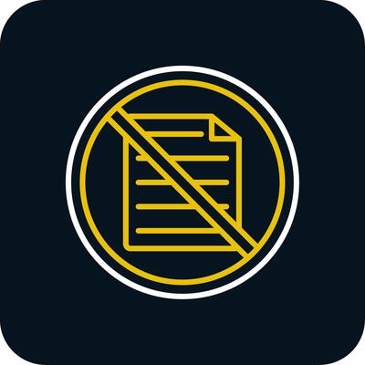 Prohibited Sign Line Red Circle Icon