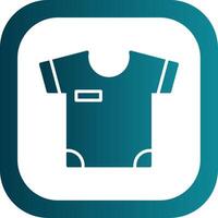 Shirt Glyph Gradient Corner Icon vector