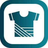 Shirt Glyph Gradient Corner Icon vector