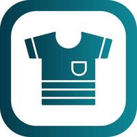 Shirt Glyph Gradient Corner Icon vector