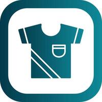 Shirt Glyph Gradient Corner Icon vector