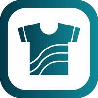 Shirt Glyph Gradient Corner Icon vector