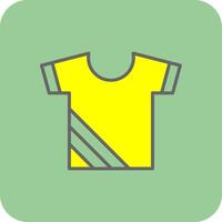 Shirt Glyph Gradient Corner Icon vector