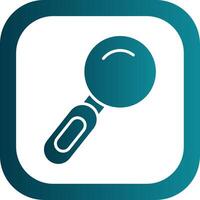 Search Glyph Gradient Corner Icon vector