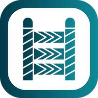 Police Glyph Gradient Corner Glyph Gradient Corner Icon vector