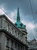 Streets and architecture of Belgrade, Serbia photo