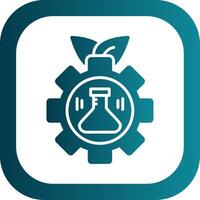 Bioengineering Glyph Gradient Corner Icon vector