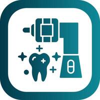 Filling Machine Glyph Gradient Corner Icon vector