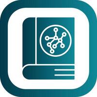 Constellation Glyph Gradient Corner Icon vector