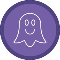 Ghost Line Multi Circle Icon vector