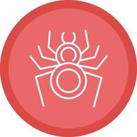 Spider Line Multi Circle Icon vector