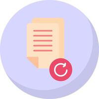 Sprint Flat Bubble Icon vector