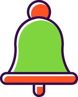 Bell filled Design Icon vector