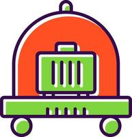 Cart filled Design Icon vector