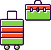 Bags filled Design Icon vector