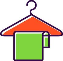 Clothes Hanger filled Design Icon vector