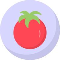 Tomatoes Flat Bubble Icon vector