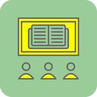 OnFilled Yellow Learning Filled Yellow Icon vector