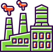 Factory filled Design Icon vector