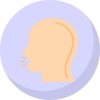 Talk Flat Bubble Icon vector