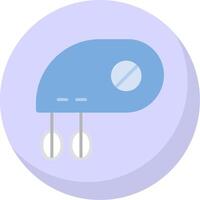 Mixer Flat Bubble Icon vector
