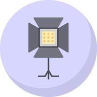 Spotlight Flat Bubble Icon vector