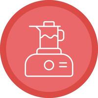 Juicer Line Multi Circle Icon vector