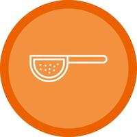 Sieves Line Multi Circle Icon vector