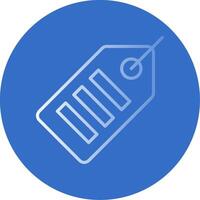 Tag Flat Bubble Icon vector