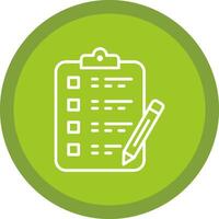 Writing Line Multi Circle Icon vector