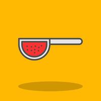 Sieves Filled Shadow Icon vector