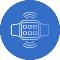 Connection Flat Bubble Icon vector