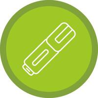 Highlighter Line Multi Circle Icon vector