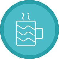 Mug Line Multi Circle Icon vector