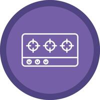 Hob Line Multi Circle Icon vector