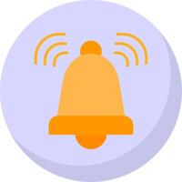 Alarm Flat Bubble Icon vector