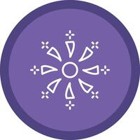 Firework Line Multi Circle Icon vector