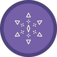 Firework Line Multi Circle Icon vector