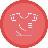 Shirt Line Multi Circle Icon vector