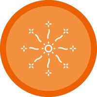 Firework Line Multi Circle Icon vector